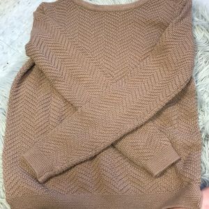 Dark tan sweater